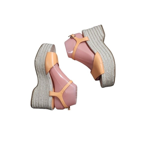 Antonio Melani Women's Size 8.5 M Sandals Cavaaa Leather Espadrille Wedges (60) - Picture 2 of 10